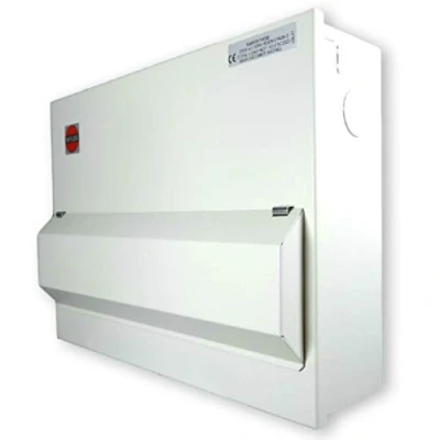 Image of Wylex NMRS1406 14 Way Metal Clad 100 Amp 30mA RCD Incomer Consumer Unit