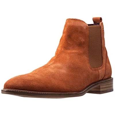 Image of London Brogues Hamilton Mens Chelsea Boots Tan 7 UK