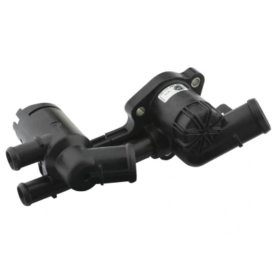 Image of 03F121111A Engine thermostat HELLA 8MT 354 777 351 80C with seal VOLKSWAGEN: GOLF 6, Polo V Hatchback, Touran I, AUDI: A3 Sportback, Hatchback