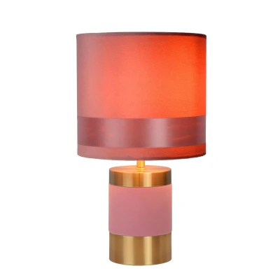 Image of Lucide Extravaganza Frizzle Table lamp 18 cm 1xE14 Pink