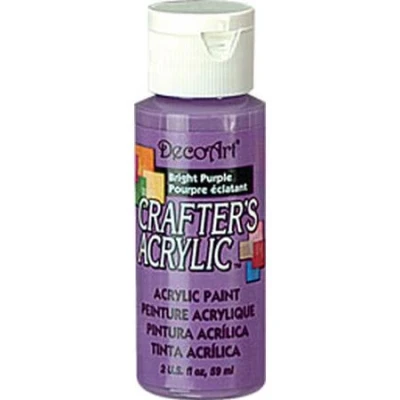 Image of DecoArt Acrylic Paint, Bright Purple, 59ml