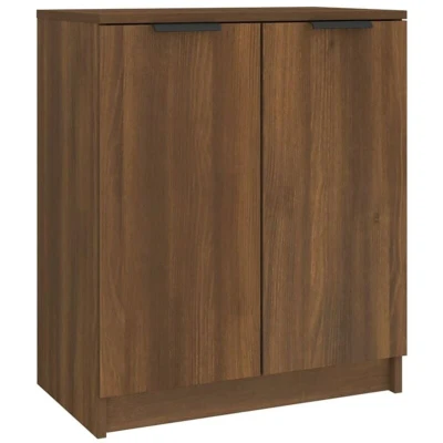 Image of vidaXL Shoe Cabinet Brown Oak 59x35x70 cm Engineered Wood