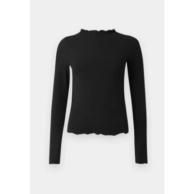 Image of Pieces Pcnicca Long sleeved top, Women&#039;s, Size: XL, Black