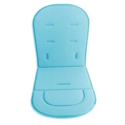 Image of Baby Stroller Cushion Liner Mat Pushchair Pad Car Seat Universal Cover Protector Breathable Soft (Light Blue)