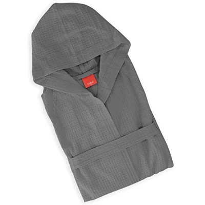Image of Gabel Golf Bathrobe with Hood, 986 Dark Grey, M