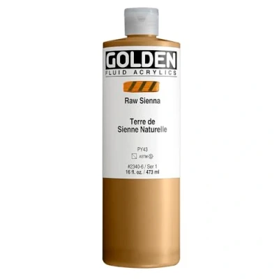 Image of Golden : Fluid Acrylic Paint 473ml (16oz) Raw Sienna
