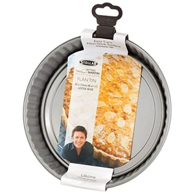 Image of James Martin Bakers Dozen Bakeware 8 Fluted Flan Loose Base
