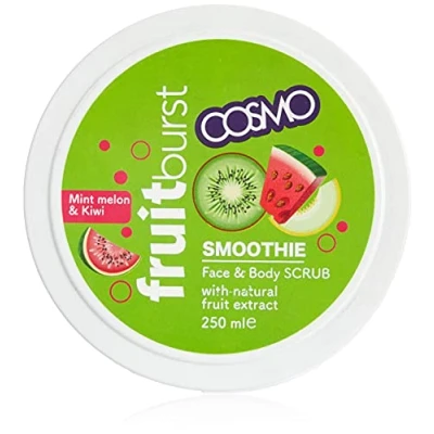 Image of Cosmo Fruitburst Mint Melon And Kiwi Scrub 250ml