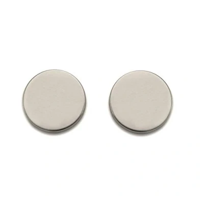 Image of Bricard 667029 Tempo Stainless Steel Rosettes for Internal Doors, Without Keys, stainlesssteel