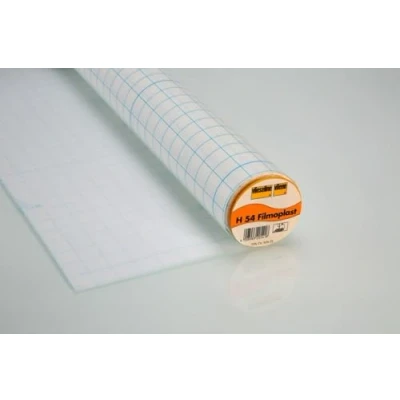 Image of 54cm Vilene Filmoplast Self Adhesive Embroidery Webbing White per metre