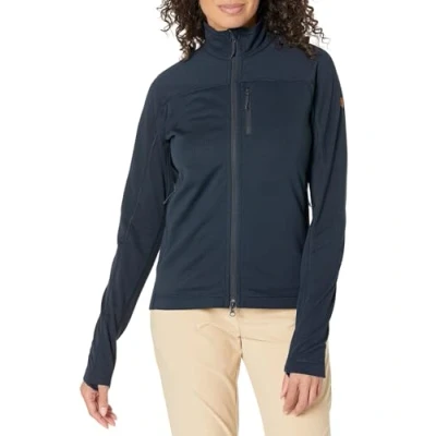 Image of Fjallraven 87142 555 Abisko Lite Fleece Jacket W/Abisko W Women&#039;s Dark Navy Size S