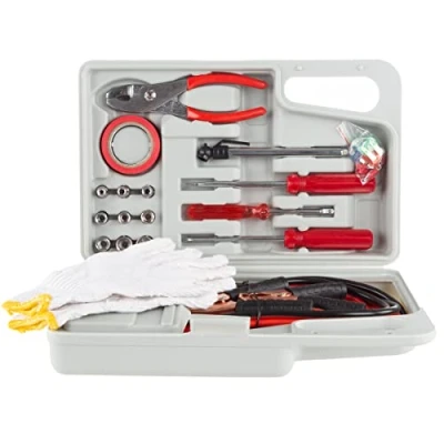 Image of Stalwart 75 CAR1033 Emergency Roadside Assistance Tool and Auto Kit by 30 Piece