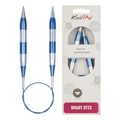 Image of KnitPro SmartStix Circular Needle 60cm 12.00mm 3pcs, Blue