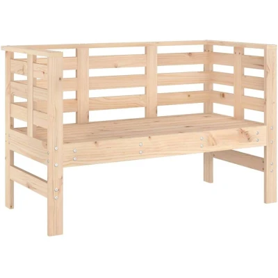 Image of vidaXL Garden Bench 111.5x53x71 cm Solid Wood Pine