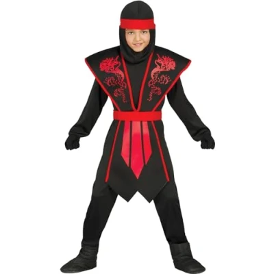 Image of FIESTAS GUIRCA Ninja Fancy Dress Costume Child Boy Size 5 6 Years