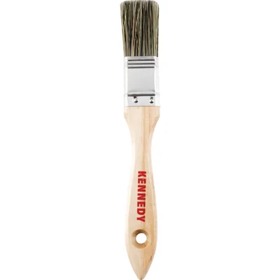 Image of 5x Kennedy Paint Brush Wooden Handled 1&quot; Wide