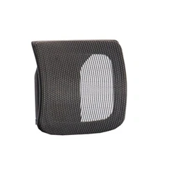 Image of Zure Black Shell Charcoal Mesh Headrest