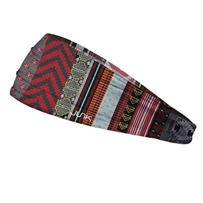 Image of JUNK Brands Baja Grid Big Bang Lite Headband, One Size, Black