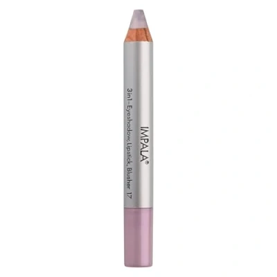 Image of IMPALA 3 in 1 Jumbo Pencil, Color 17 Chameleon Lilac Eyeshadow, Lipstick, and Blush Perfect Blending Soft Long Lasting Texture Intense Colors Easy to Apply