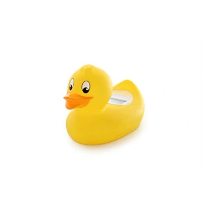 Image of Rotho Babydesign Duck Bath Thermometer with Digital Measuring Function, For the Ideal Bathing Temperature, Yellow, 20430