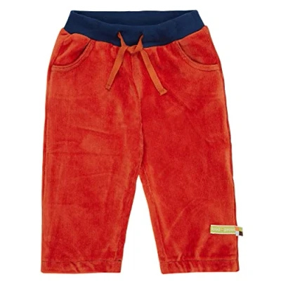 Image of loud + proud Hose Cord, GOTS Zertifiziert Pants, Cinnamon, 74/80