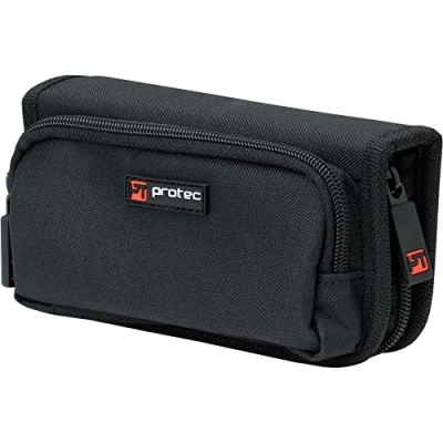 Image of Protec French Horn Mouthpiece Pouch (4 Piece) Nylon with Zipper Closure (Model A213ZIP), Black