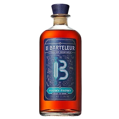Image of Le Barteleur Hanky Panky Cocktail Premium Ready To Drink, Pre Mixed Bar Quality Cocktails 70cl with Gift Box