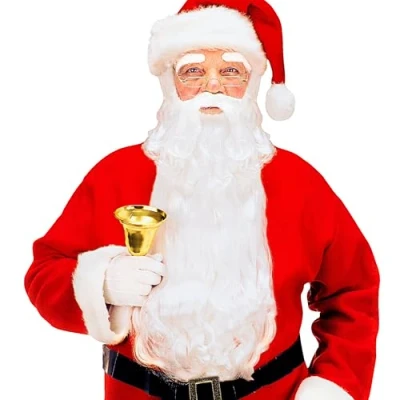 Image of &quot;SANTA CLAUS BEARD WITH MOUSTACHE &amp; EYEBROWS&quot;