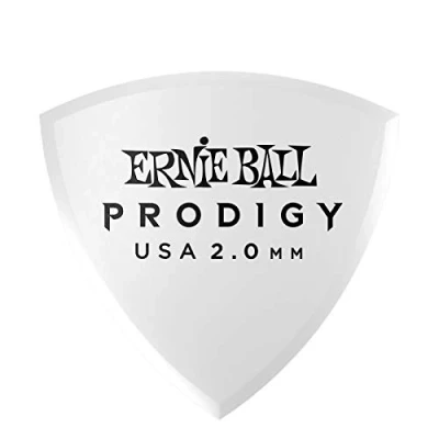Image of Ernie Ball 2.0 mm White Shield Prodigy Picks 6 pack