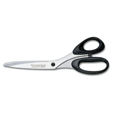 Image of Victorinox Profi Household and Professional Scissors, Extra Sharp Blade, 21 cm, Robust Plastic Handle, Stainless Steel, Black