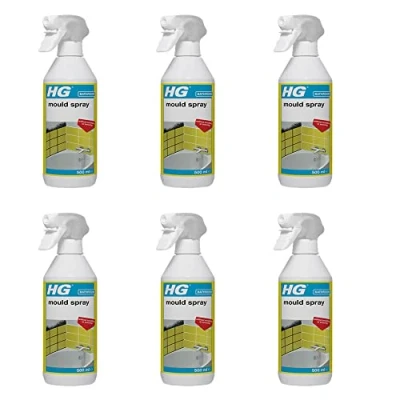 Image of 6 x HG Hagesan Bathroom Mould Removal Spray 500 ML