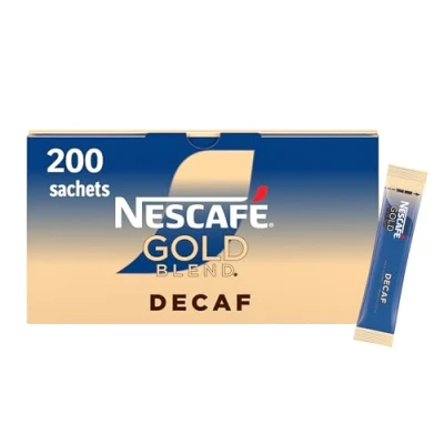 Image of NESCAFÉ Gold Blend Decaf Instant Coffee Sachets 200 x 1.8 g Sticks