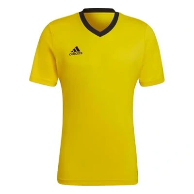 Image of adidas Men&#039;s Entrada 22 Jersey, Team Yellow/Black, XS