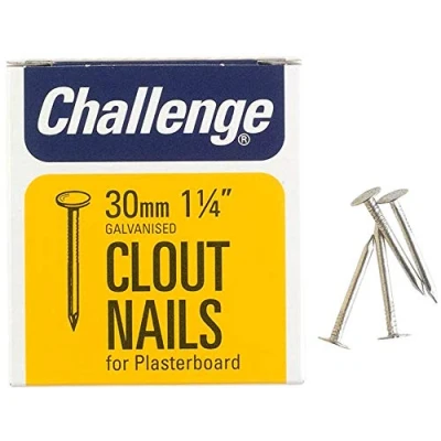 Image of Clout Plasterboard Nails 30mm (225G), External Length 30mm, Nail Material Steel, Type Clout, Product Range Challenge Nails, Fasteners &amp; Hardware