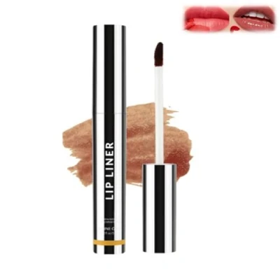 Image of Zinari Lip Stain, Peel off Stain &amp; Reveal, Long Lasting Plumper Lips, Matte Nude Tattoo Liner, Tint Waterproof, for All Skin Types(01)