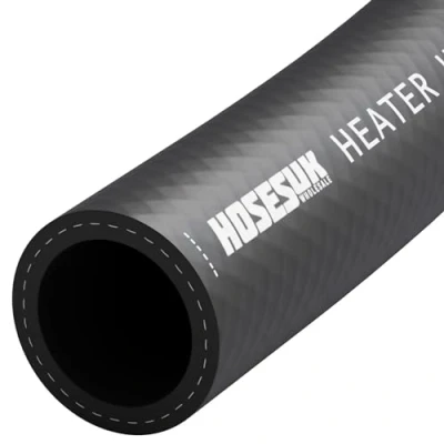 Image of 22mm Rubber Car Heater Hose SAEJ20R3 Replacement Water Coolant Pipe Tube Black 4 Metre