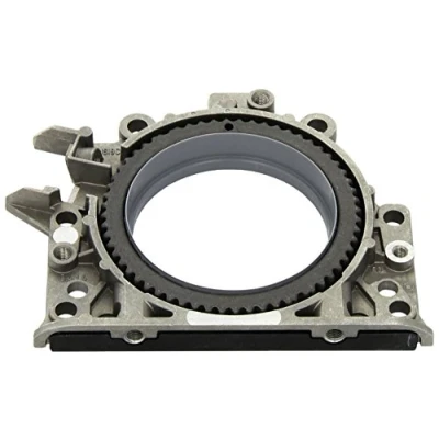 Image of 03L103171 Crankshaft Seal CORTECO 20034934B with mounting sleeve transmission sided PTFE (polytetrafluoroethylene)/ACM (polyacrylate rubber)