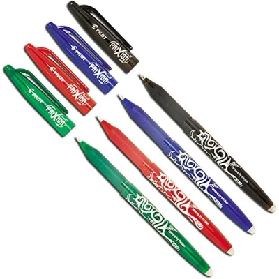 Image of Pilot Pen Frixion Erasable Rollerball Assorted Colours (Pack of 4)