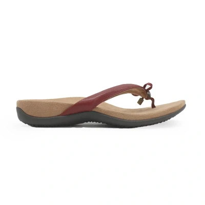 Image of Vionic Womens Bella Leather Syrah Sandals 5 UK
