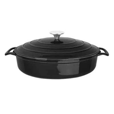 Image of Vogue Round Sauté Pan 28cm Black