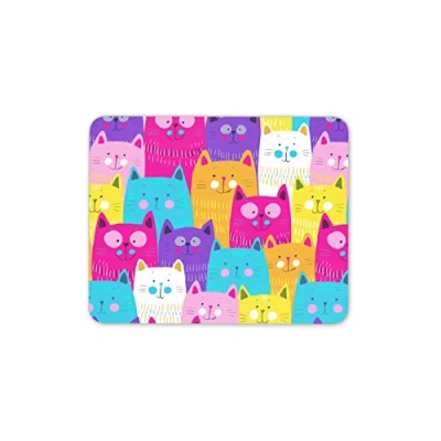 Image of Destination Vinyl Ltd Funny Cats Mouse Mat Pad Kitten Auntie Mum Sister Student Gift Computer #13233