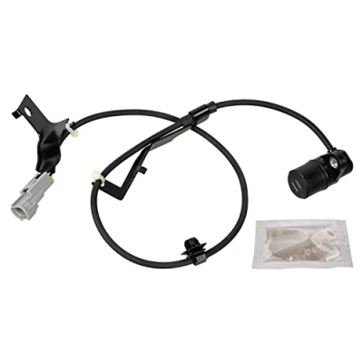 Image of 895460K060, 895460K070 ABS Sensor FEBI BILSTEIN 170892 Rear Axle Left with grease 1300Ohm 669mm TOYOTA: HILUX 3 Pick up