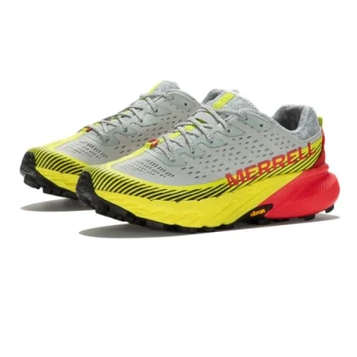 Image of Merrell Agility PEAK 5 Trail running shoes, Men&#039;s, Size: 7, Highrise/hiviz Textile/synthetics