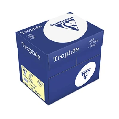 Image of TROPHEE TINTED COPIER PAPER Canary 80gsm A4 210x297mm (1977) Sheets:500