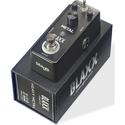 Image of Stagg BX Metal BLAXX Series Three Mode Heavy Distortion Pedal for Guitar
