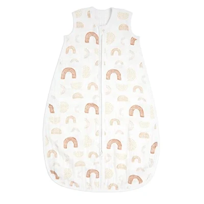 Image of aden + anais keep rising Sleeping Bag Pack of 1 100% Wearable Cotton Muslin Sleep Sack Soft &amp; Lightweight Unisex Baby Zipper Grow for Girls Boys 18 36 Months Infant Toddler Essentials (AA1239)