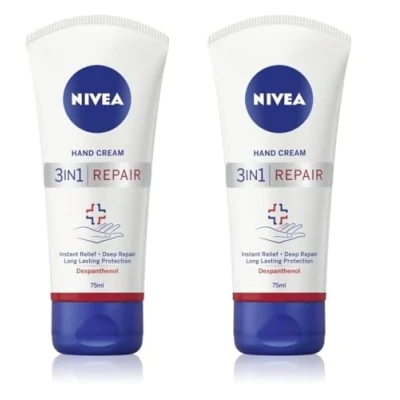 Image of Nivea Hand Repair Care Creme, 2er Pack (2 x 75 ml)