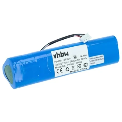 Image of vhbw Replacement Battery compatible with Fluke Power Quality Analyzer 433, 434, 435 Oscilloscope Measuring Devices (3600mAh, 7.2V, NiMH)