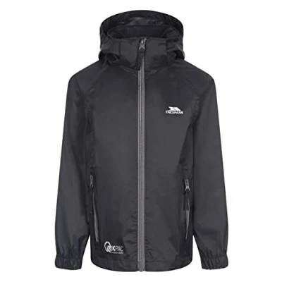 Image of Trespass Qikpac X Waterproof Packaway Jacket Raincoat For Girls &amp; Boys