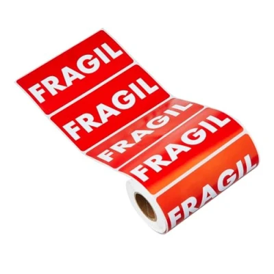 Image of PKA 16411 Roll with 200 Labels &quot;Fragile&quot;
